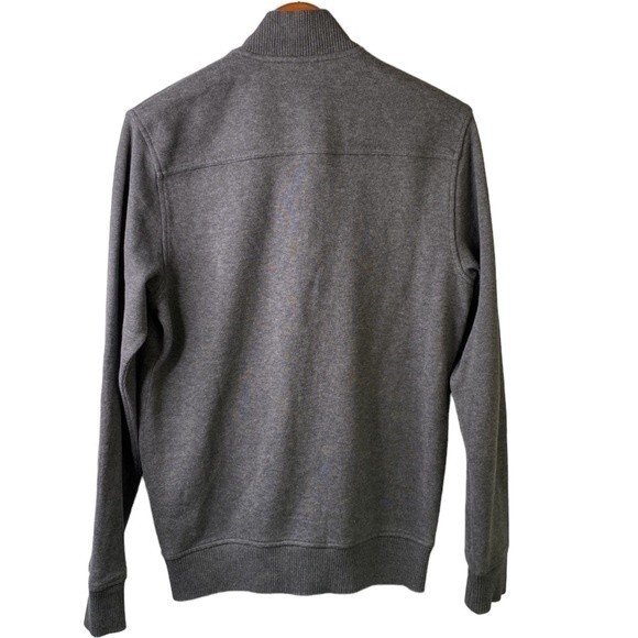 Land's End Button Front Sweater Cardigan Jacket Heavy Stretch Jersey Knit Cotton - Picture 9 of 16